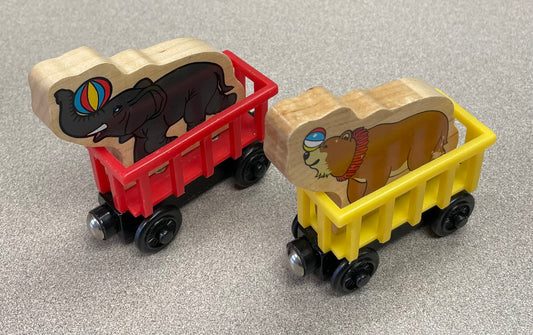 Yellow/R  Thomas Circus Trains, 4 Pcs