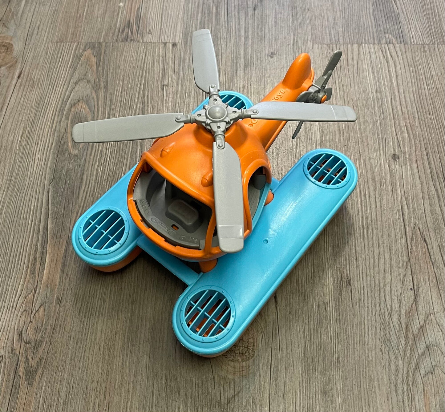 Blue/ora  Green Toys Seacopter, Pre-owned