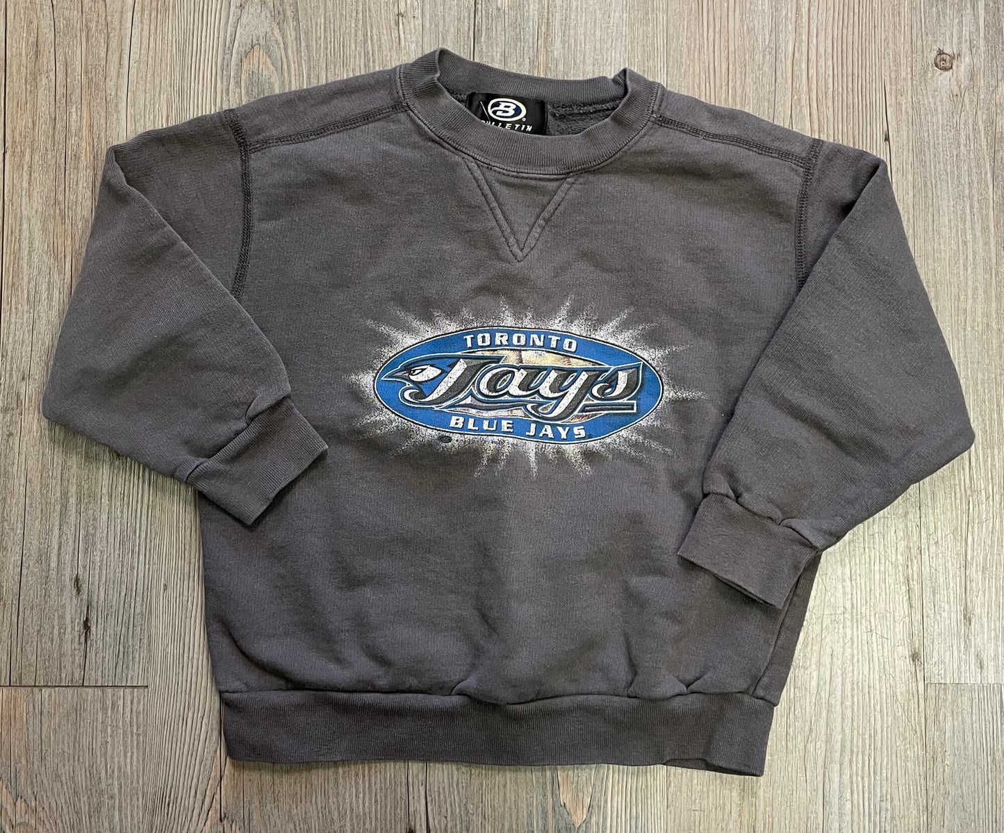 Grey  Blue Jays Sweatshirt, 4Y