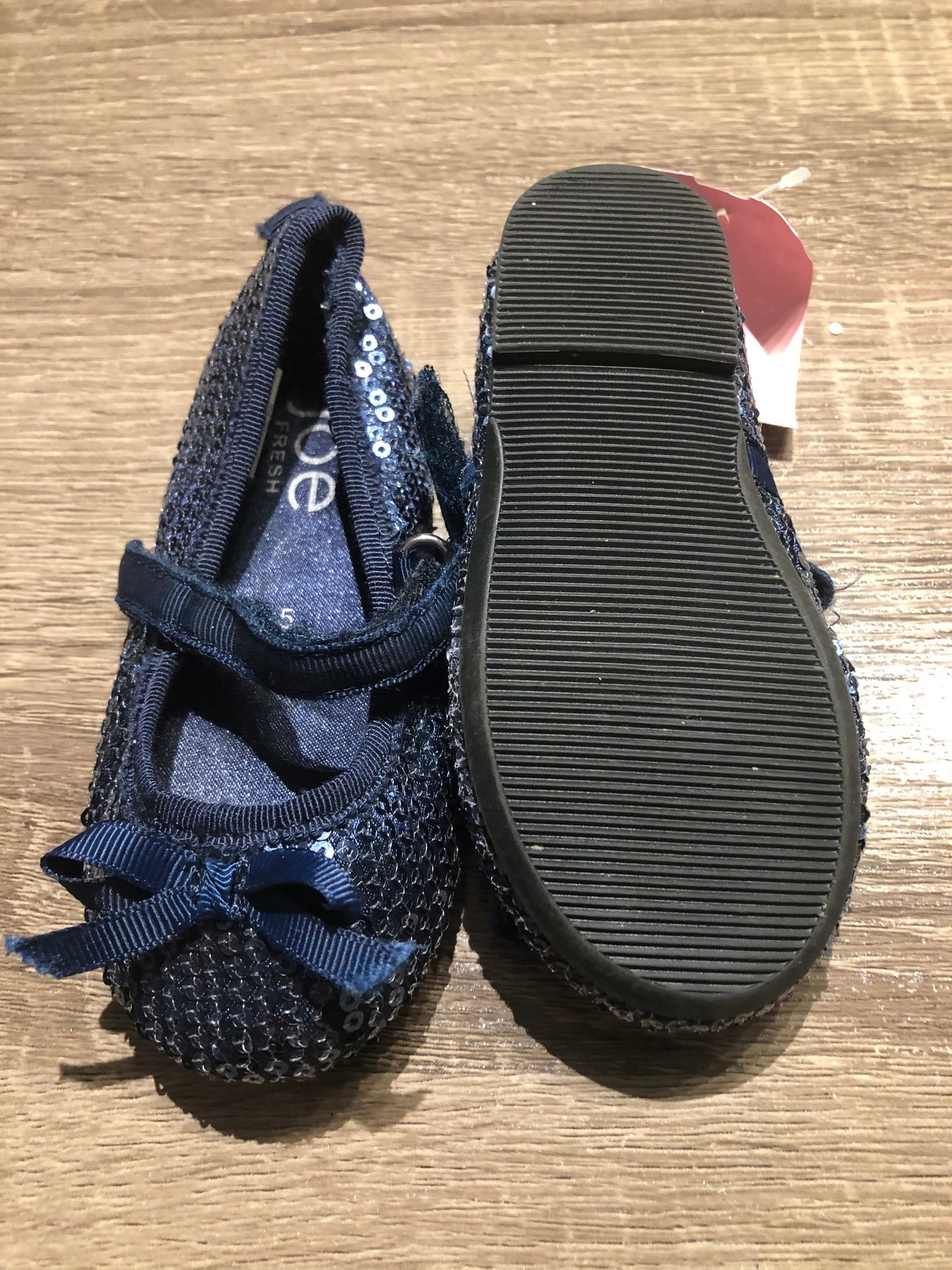 Navy  Joe Fresh Flat Shoes, 5T