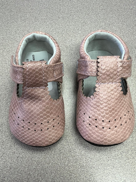Pink  My Mocs - T-Strap, 6-12M