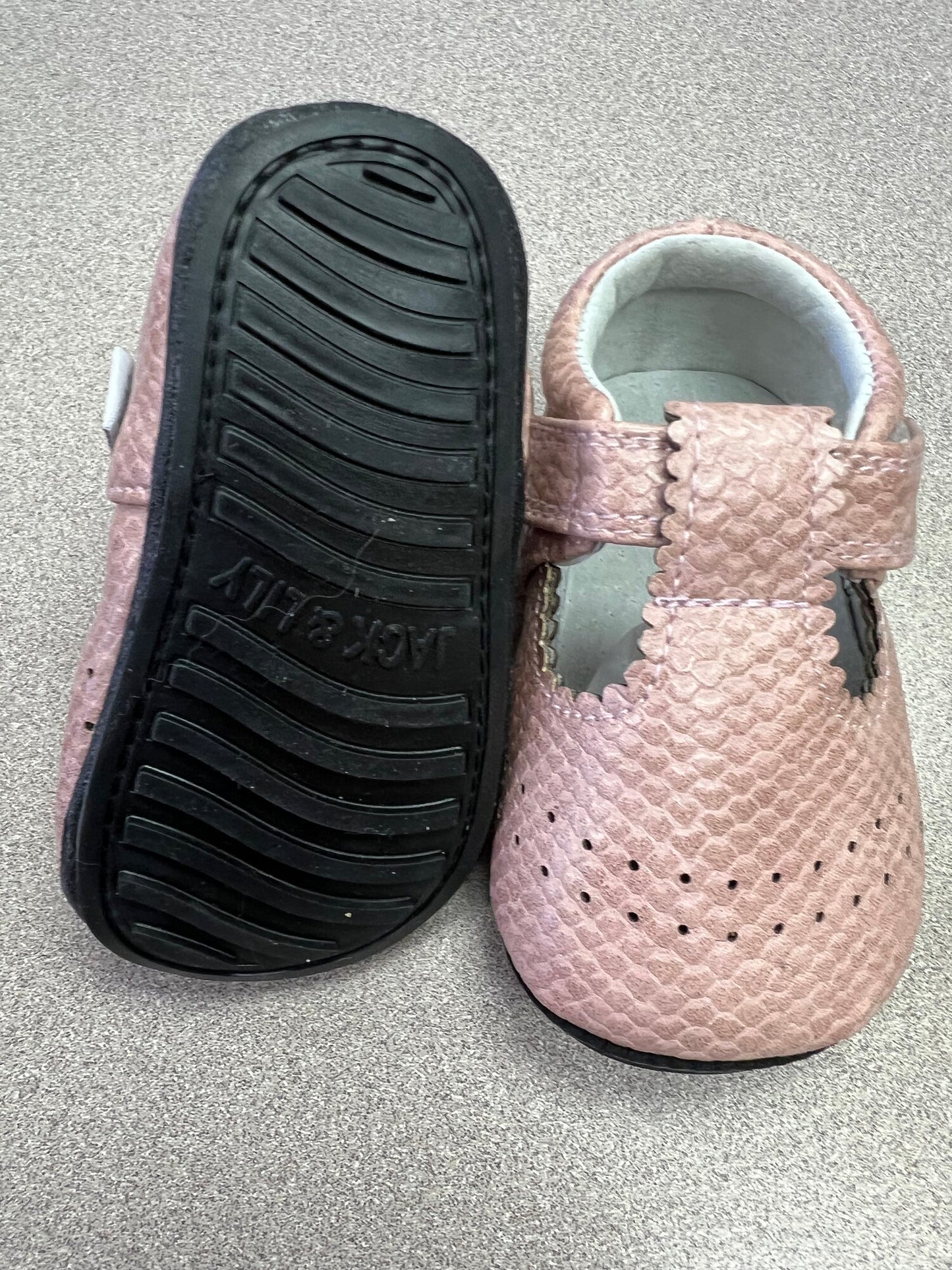 Pink  My Mocs - T-Strap, 6-12M