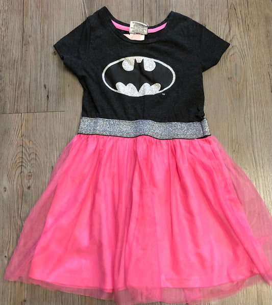 Blk/pink  Batgirl Dress, 6Y