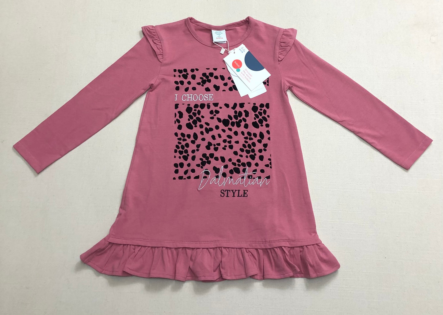 Pink  Boboli Tunic Dress, 4Y