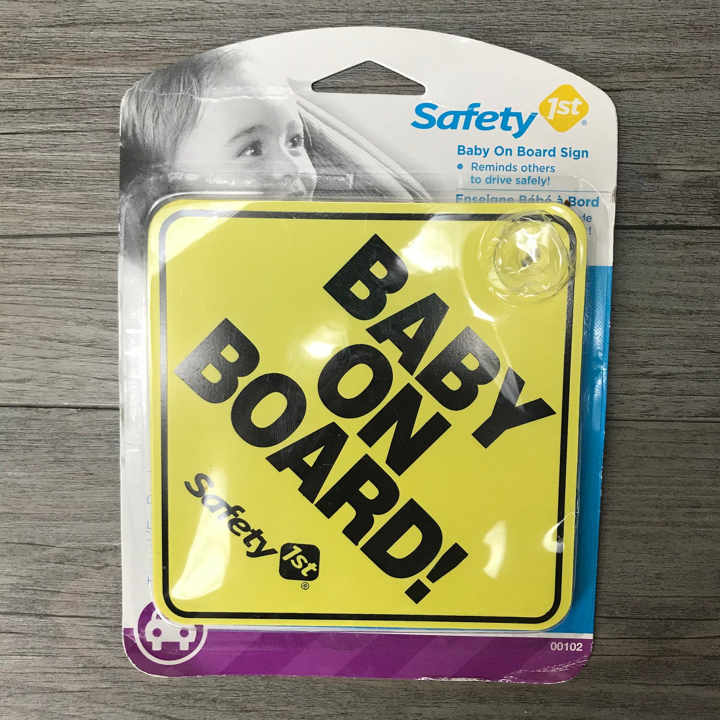 Yellow  Baby On Board Sign, New