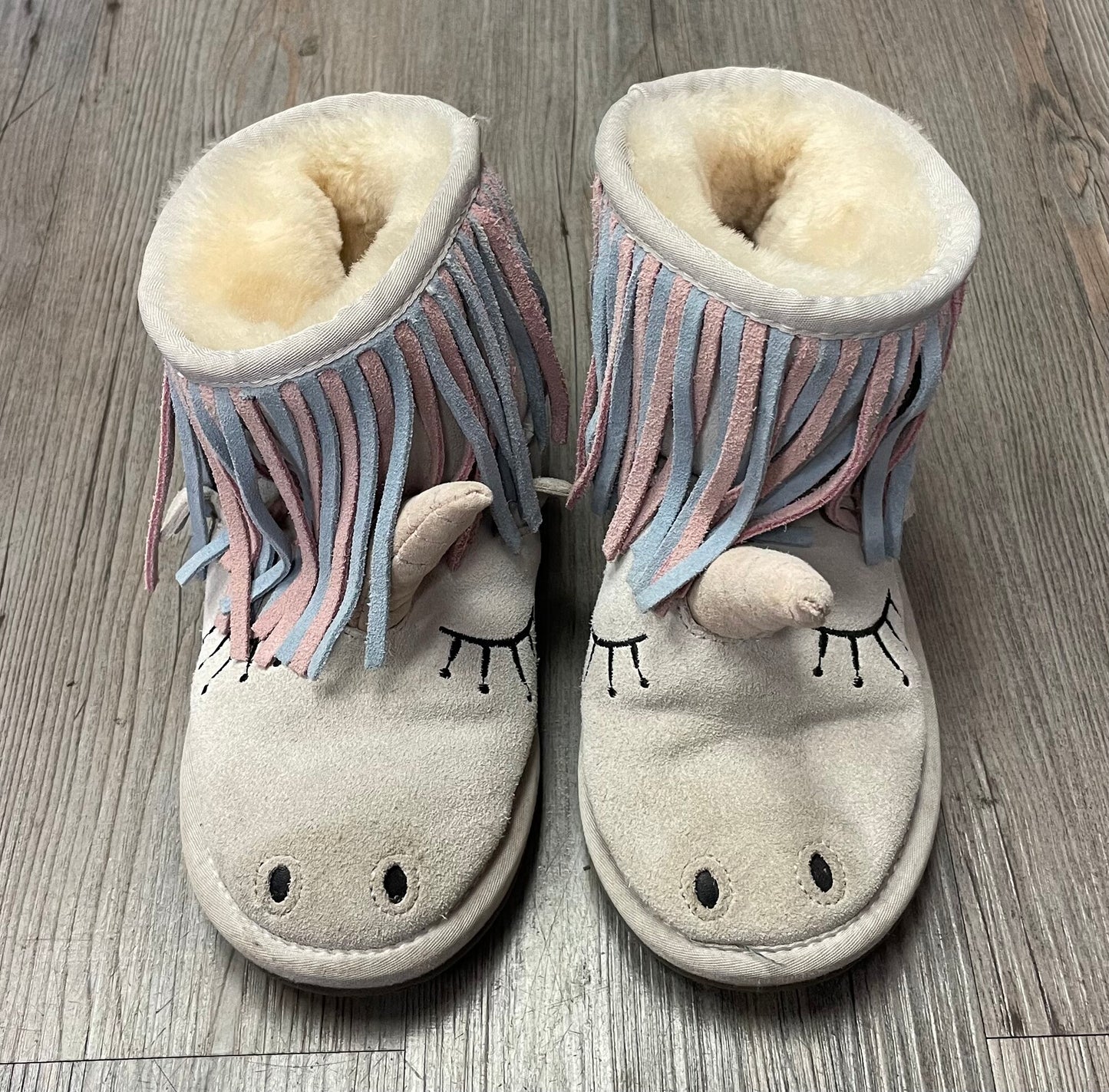 Multi  Everau Suede Unicorn Boot, 2Y