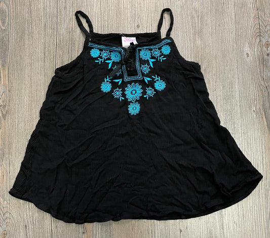 Black  Justice Tank Top, 16Y