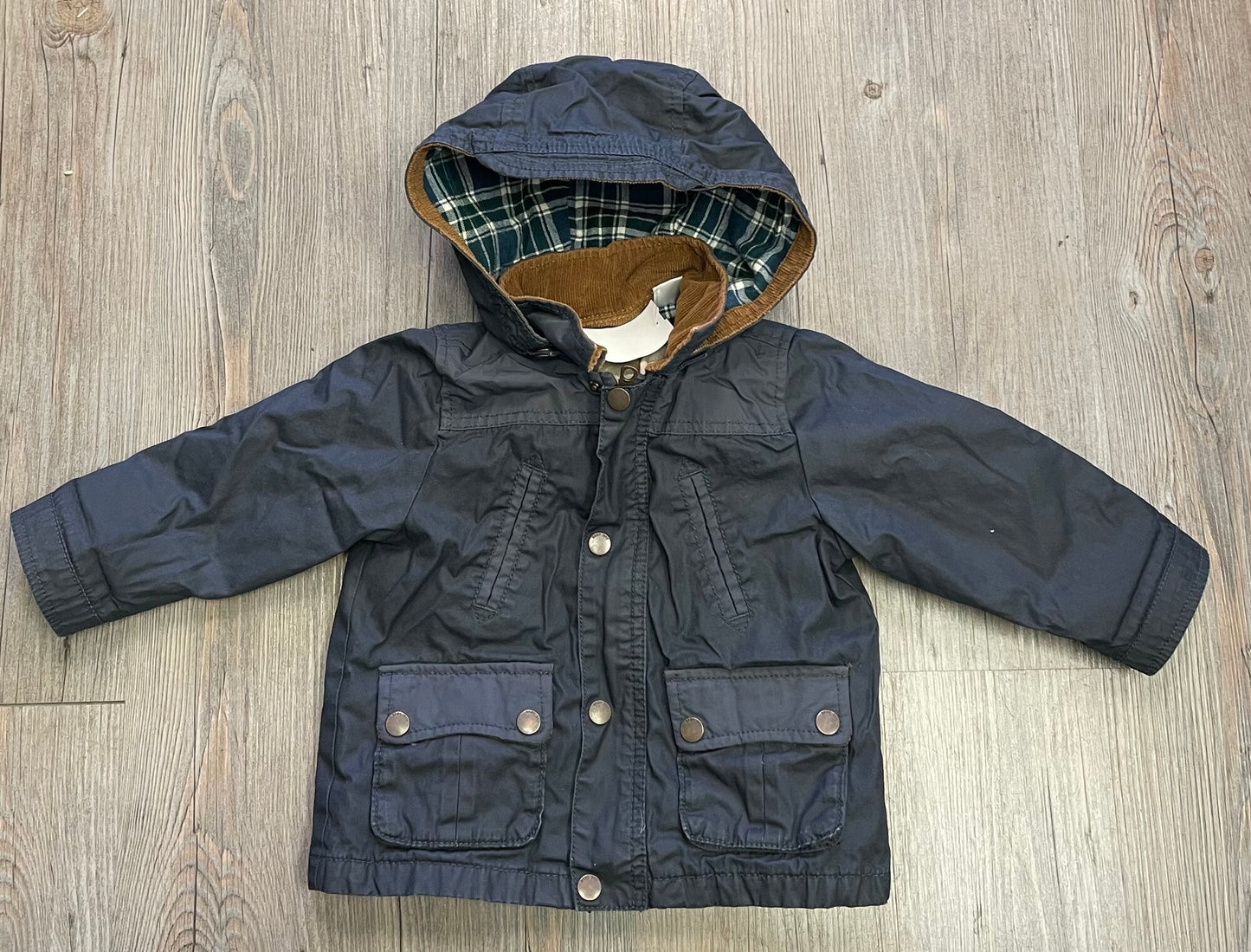 Navy  Zara 2 In 1 Jacket, 12-18M