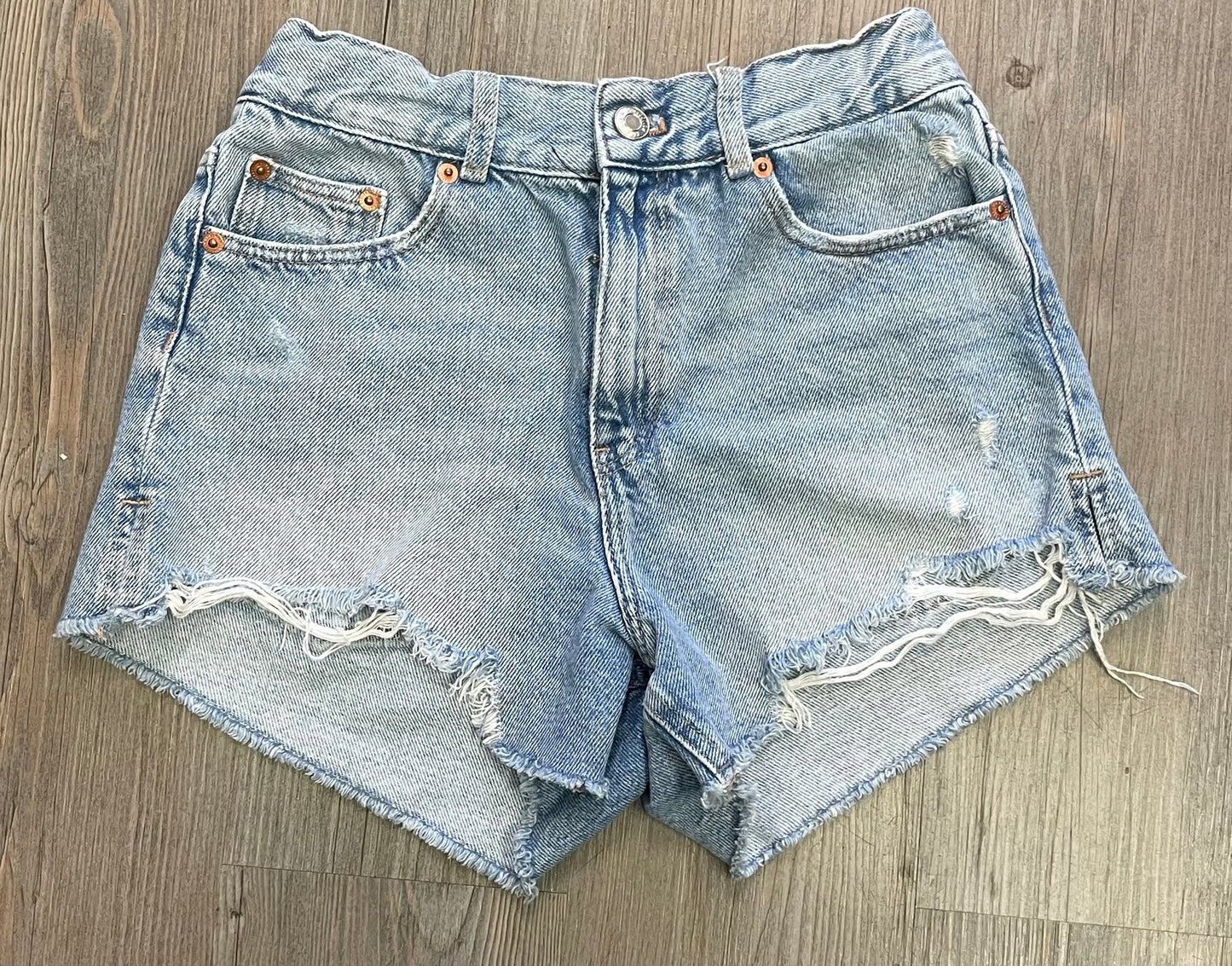Blue  Zara Denim Shorts, 13-14Y