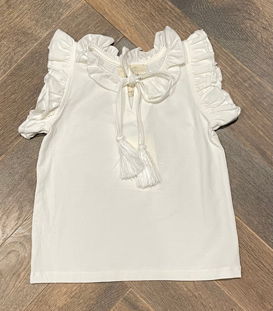Ivory  Vignette Scout Tank, 4Y