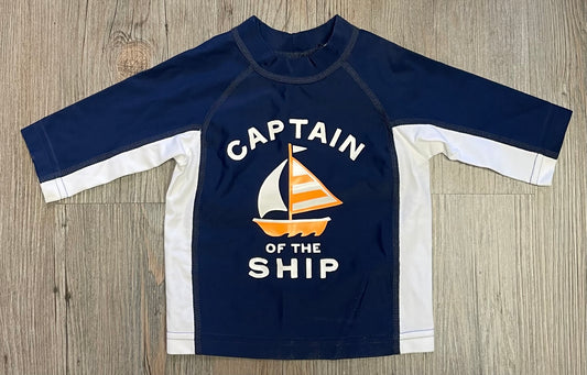 Navy  Joe Fresh Rashguards, 1Y