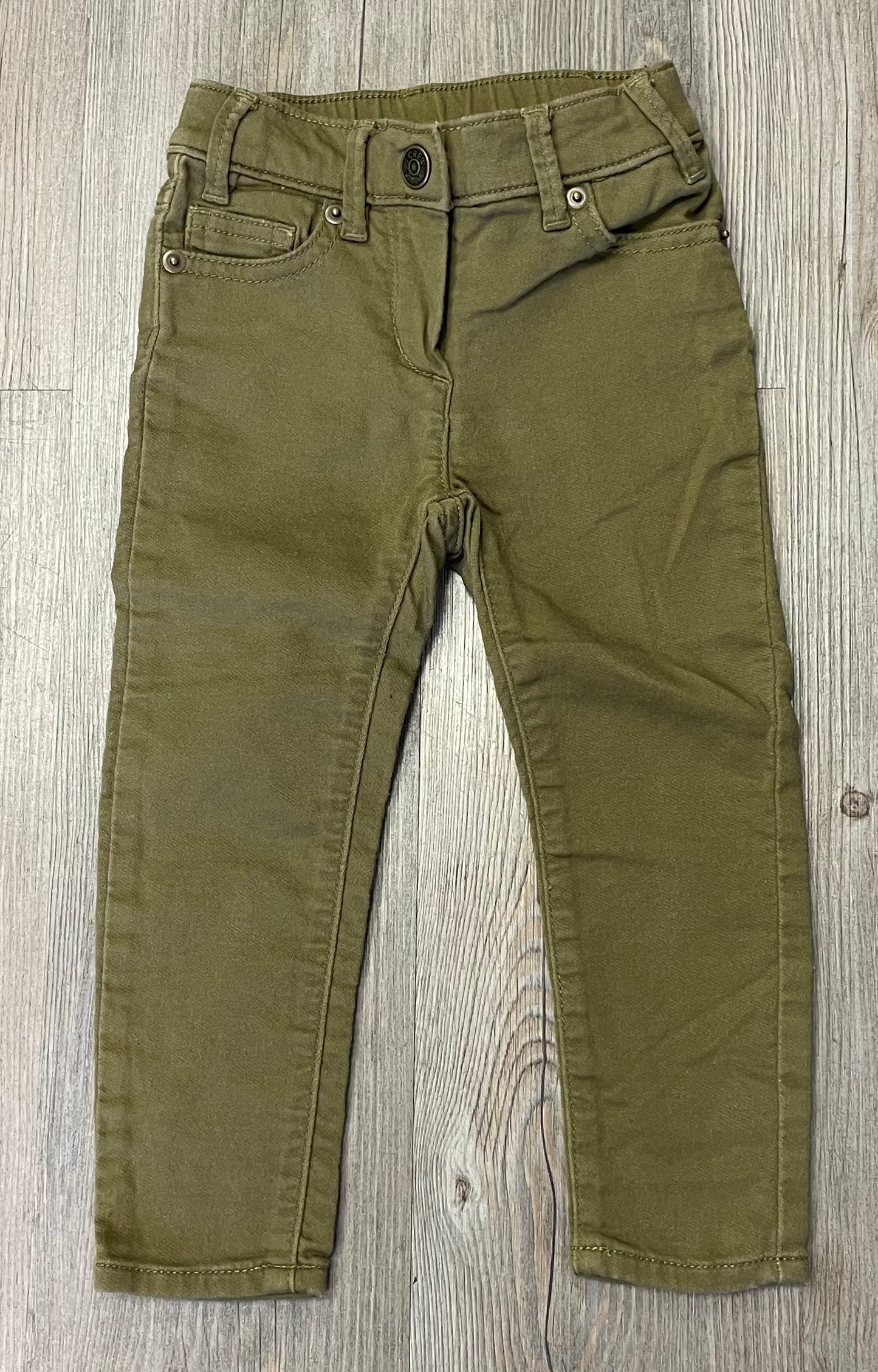 Olive  Crewcuts Stretch Pants, 3Y