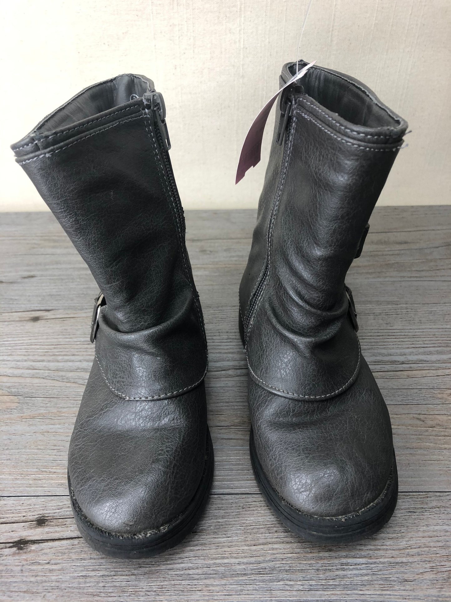 Grey  Eddie Marc Kids Boots, 9T