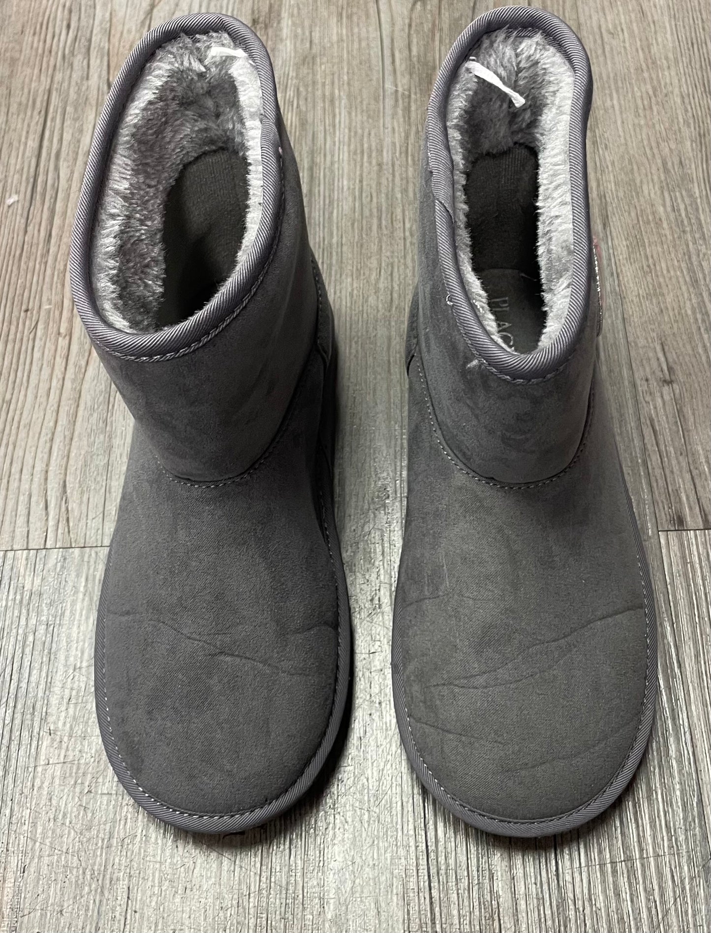 Grey  Children Place Lined Boot, 1Y