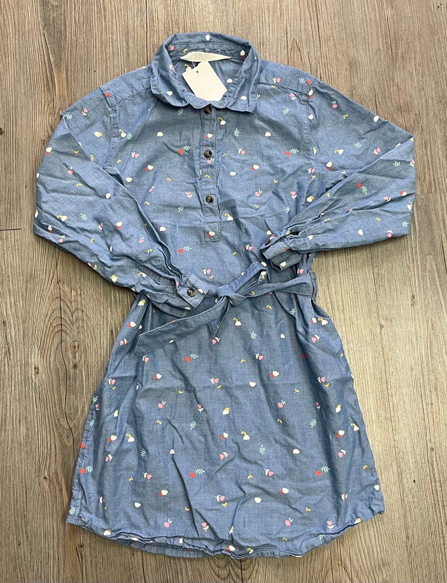 Floral  H&M Dress LS, 7Y