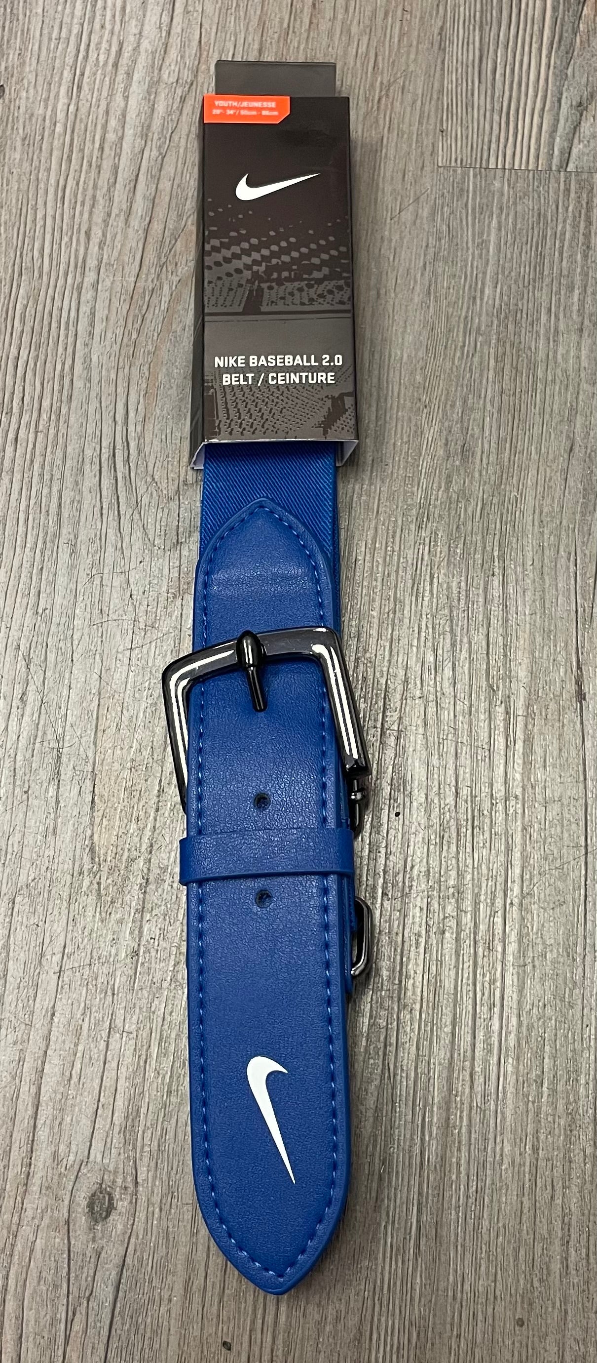 Blue  NikeBaseball Belt, Youth
