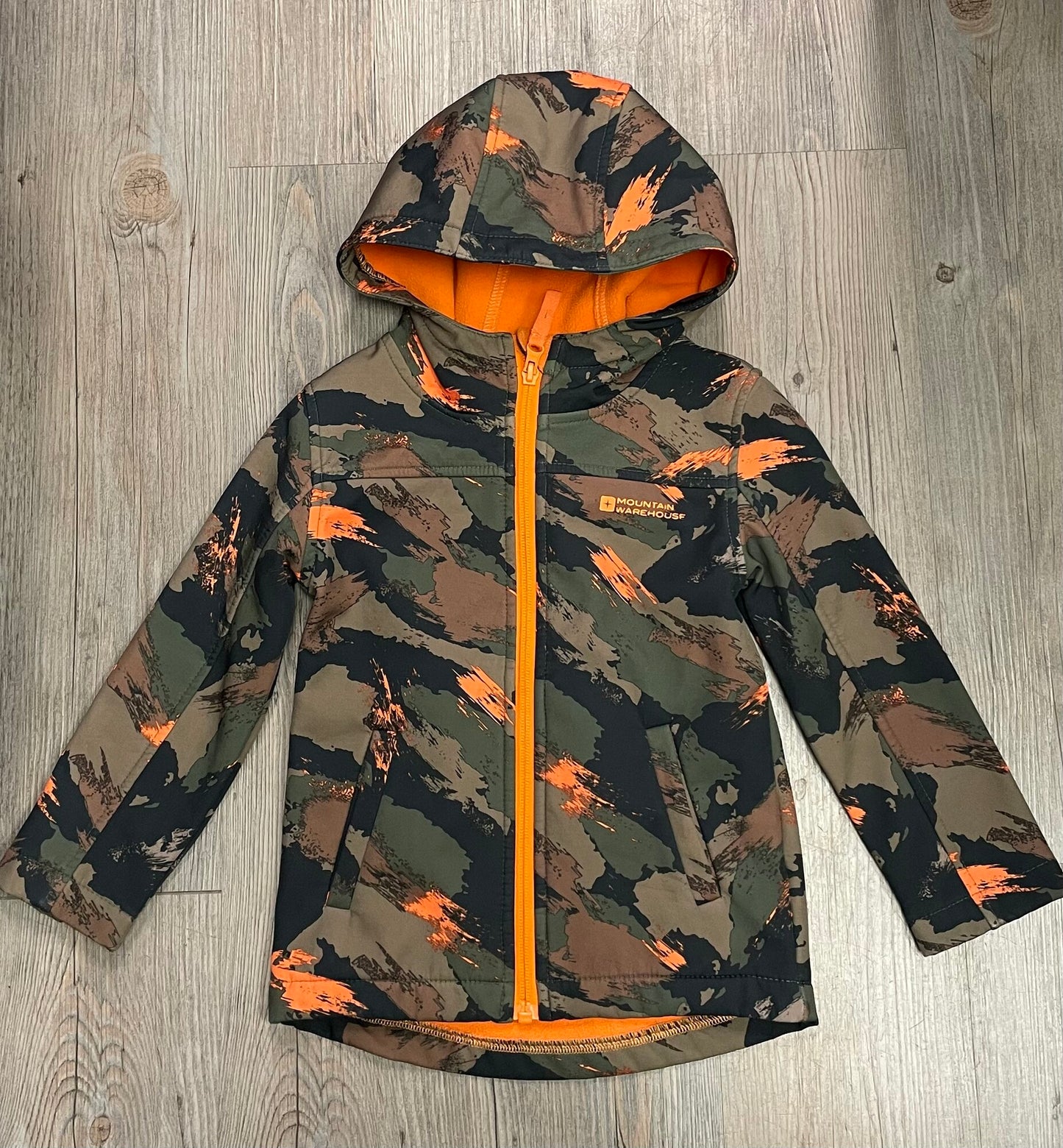 Camo  Mountain Warehouse Jacket, 3-4Y