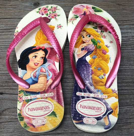 Princess  Havaianas Flipflop, 8-9T