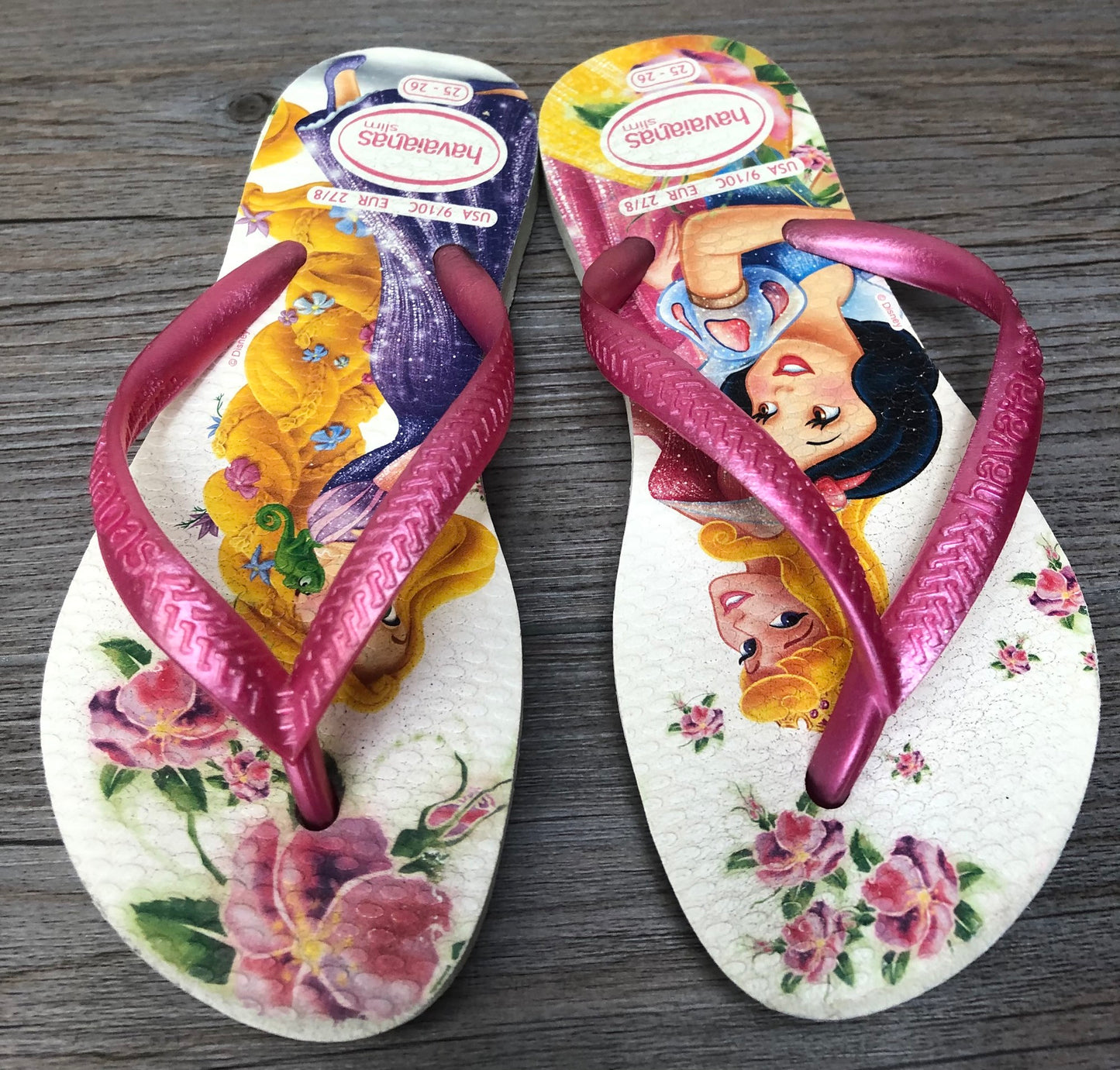 Princess  Havaianas Flipflop, 8-9T