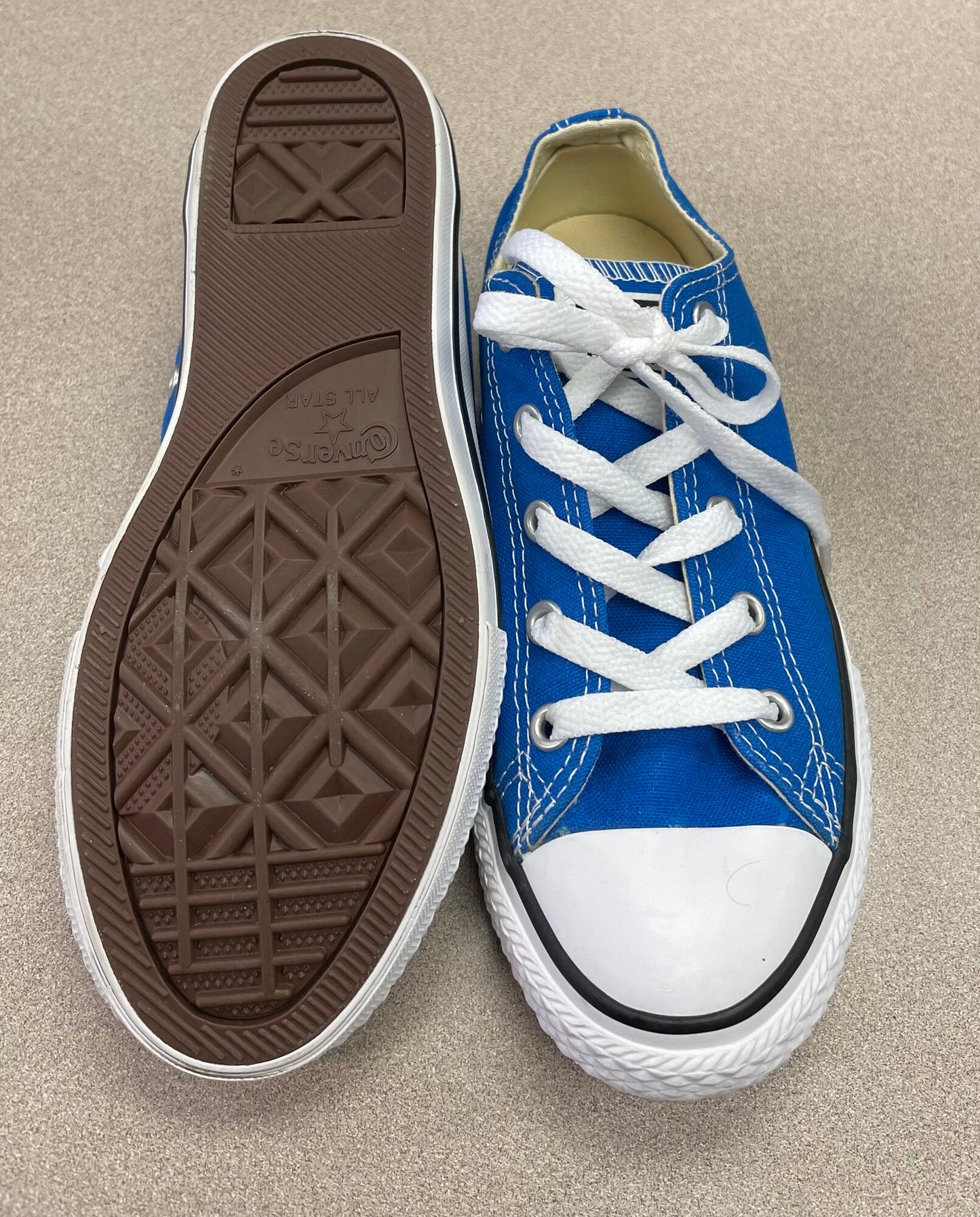 Blue  Converse Lace Up Sneaker, 2Y
