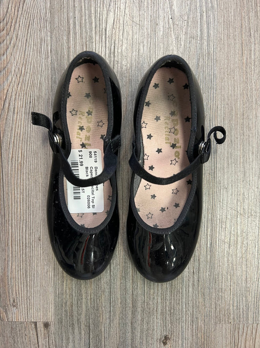Black  Capezio Recital Tap Shoes, 10.5T