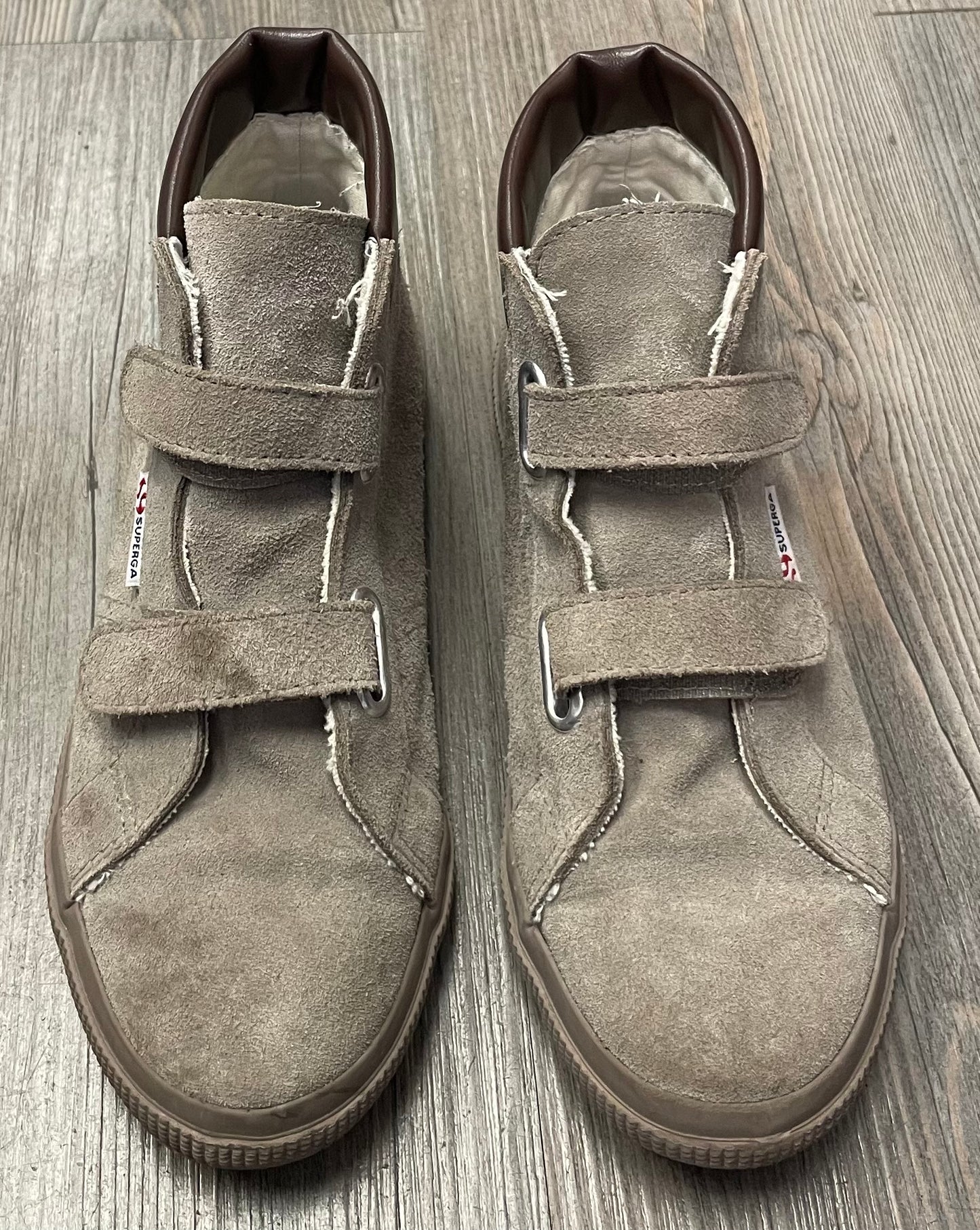 Beige  Superga Suede Shoes, 2Y