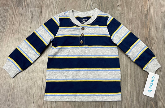 Multi  Carters LS Shirt, 9M