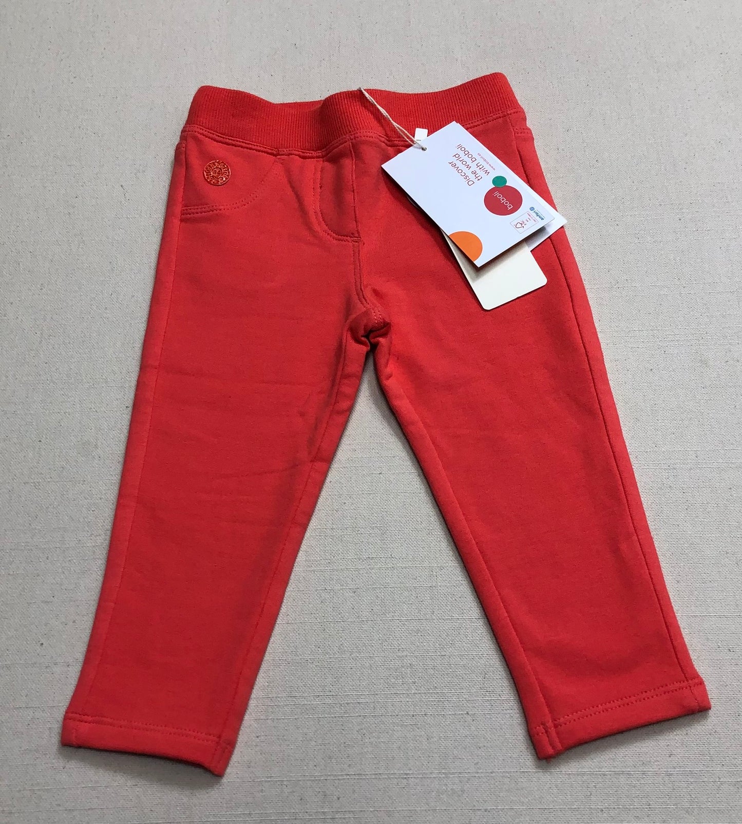 Orange  Boboli Pants, 12M