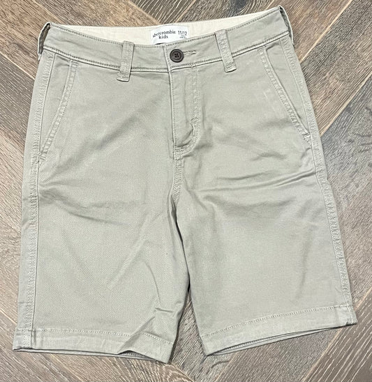 Beige  Abercrombie Chino Shorts, 11-12Y