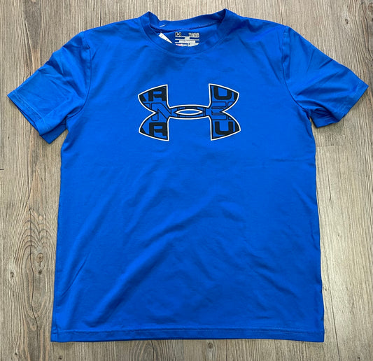 Blue  Under Armour Active Tee, 14Y