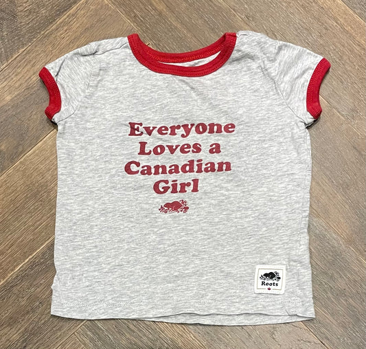 Grey  Roots Tee, 12-18M