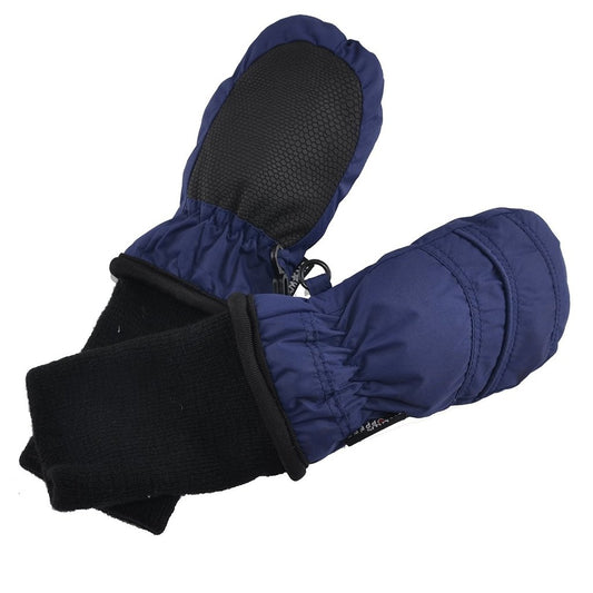 Navy  Snowstoppers Nylon Mitten, Age 6-18M