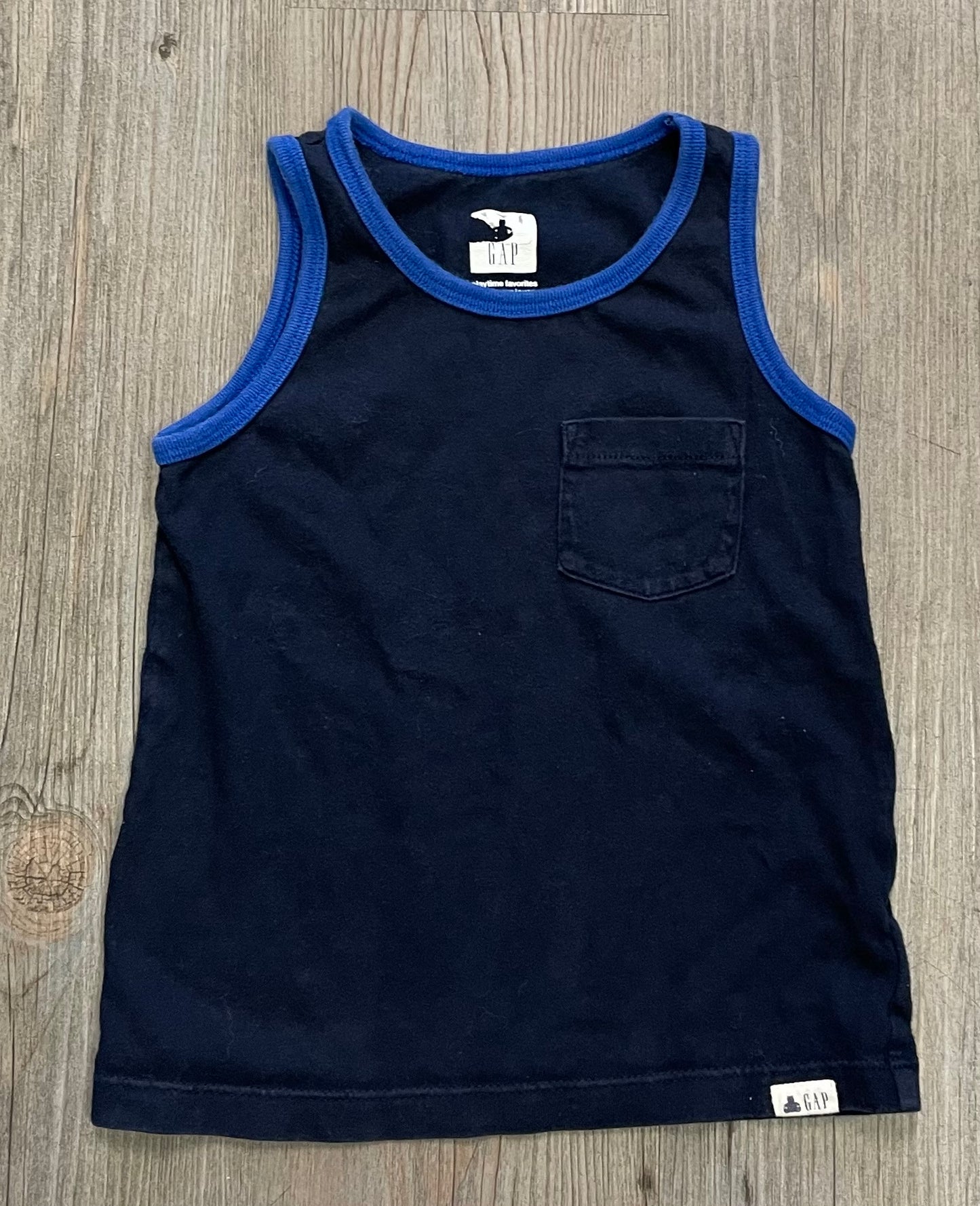 Navy  Gap Tank Top, 4Y