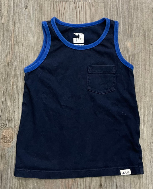 Navy  Gap Tank Top, 4Y