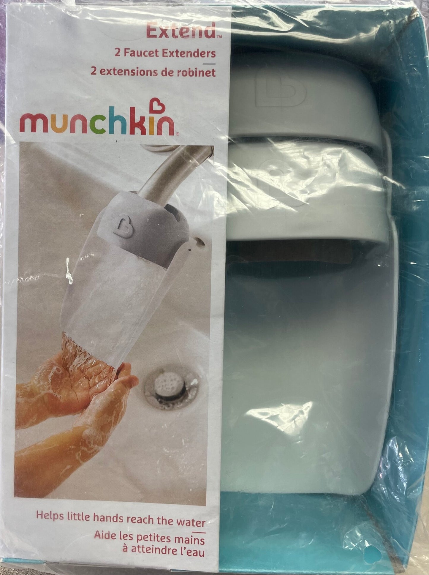 Grey  Munchkin Faucet Extender, NEW