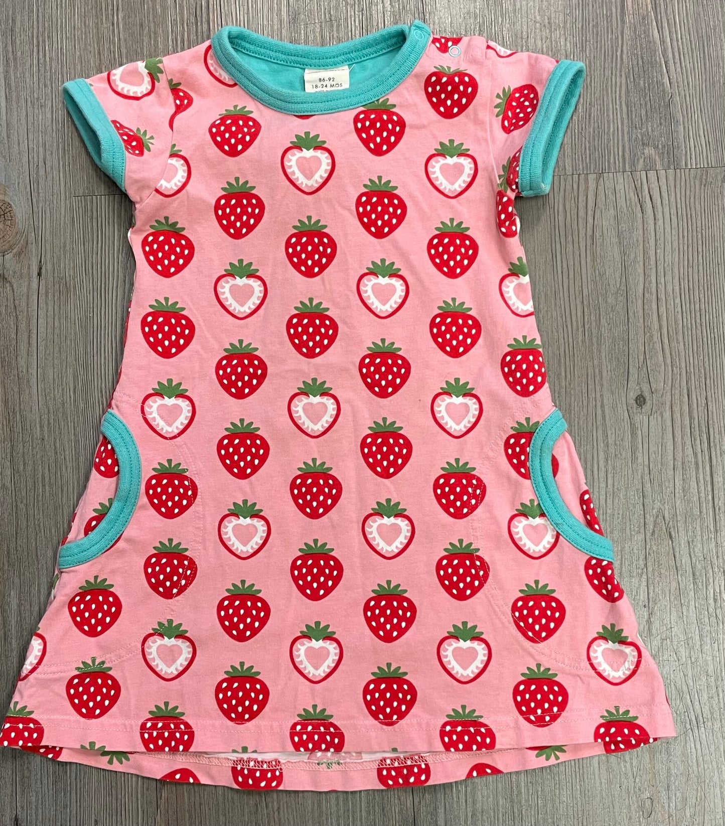 Strawber  Maxomorra Dress, 18-24M