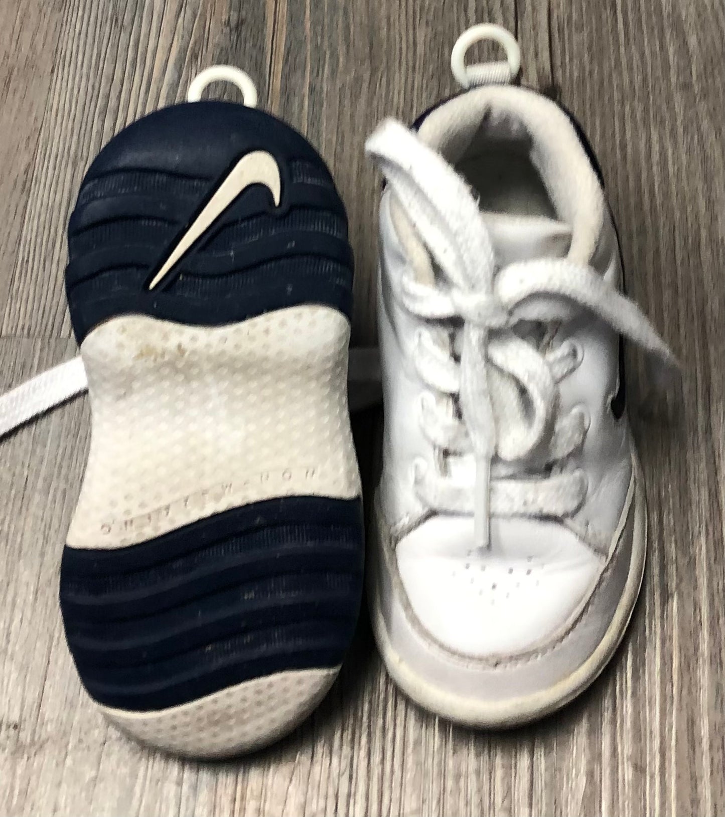 White  Nike Shoes, 6T