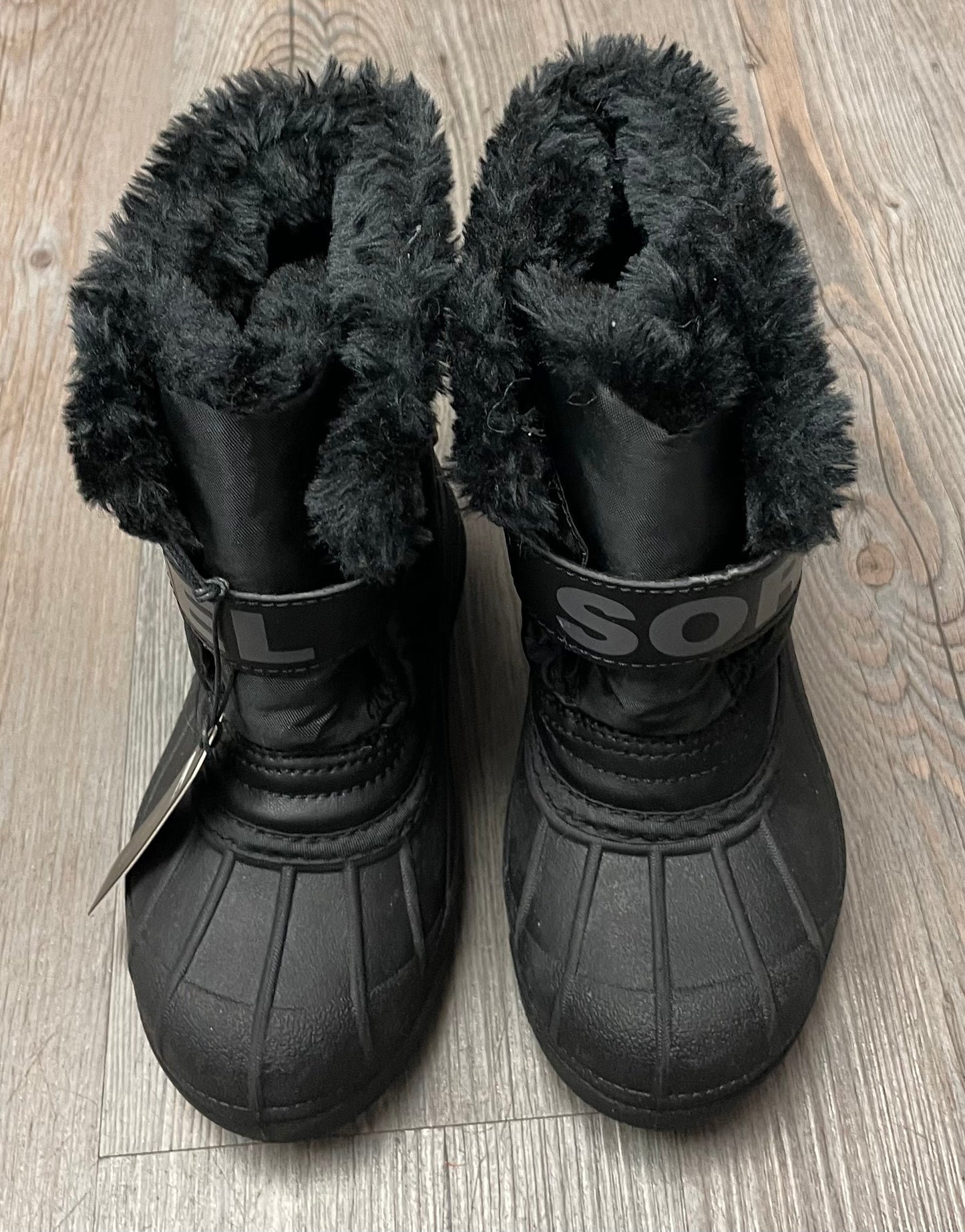 Black  Sorel Winter Boots, 11Y