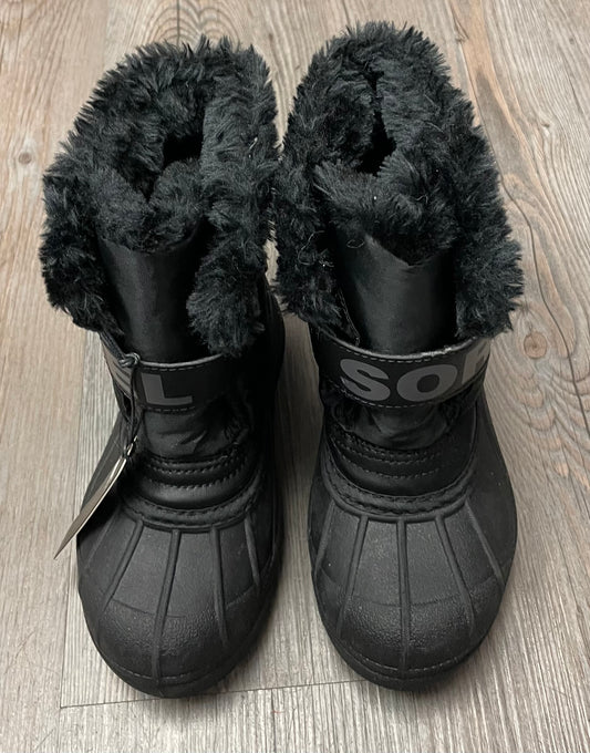Black  Sorel Winter Boots, 11Y