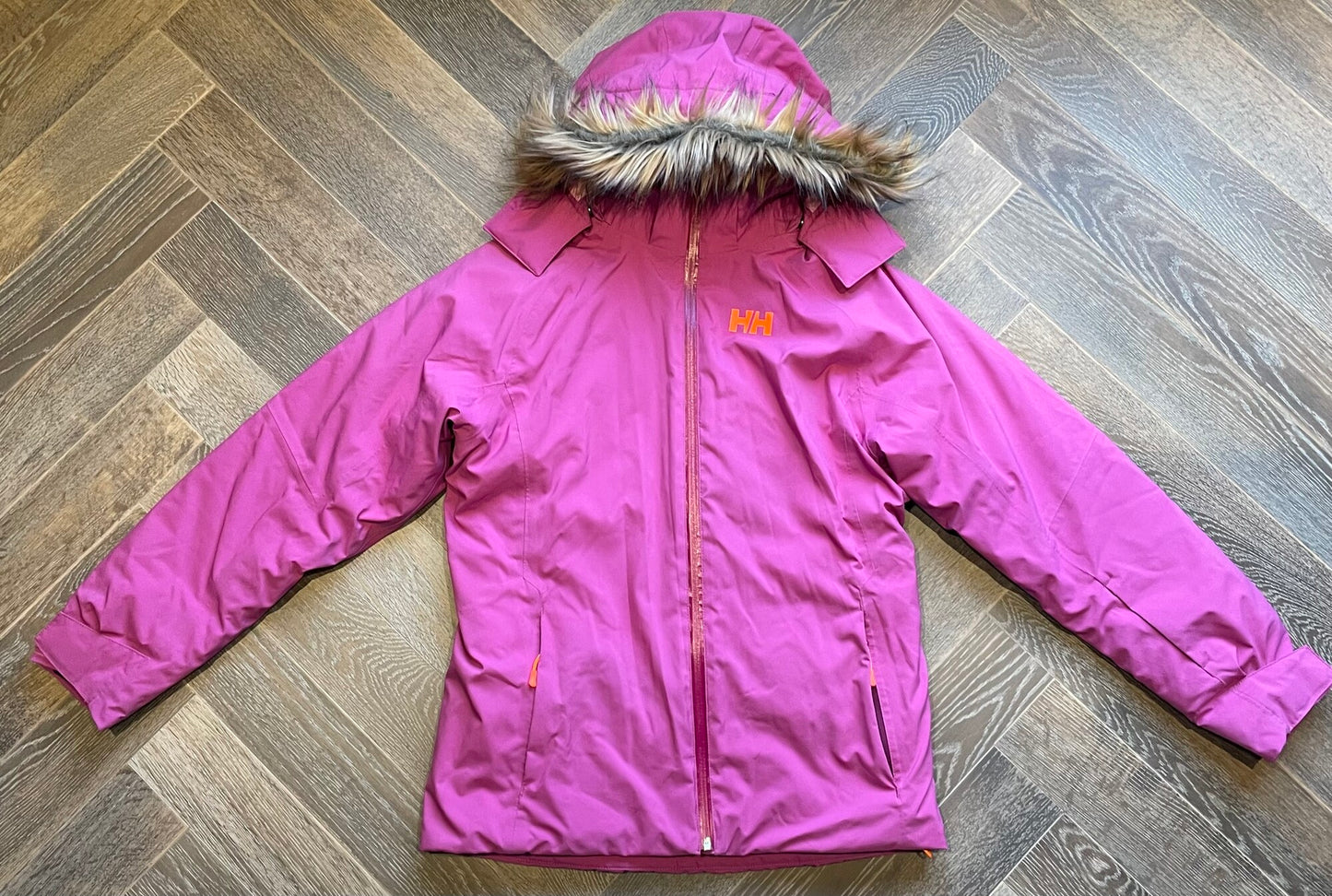 Fuchsia  Helly Hansen Ski Jacket, 14Y