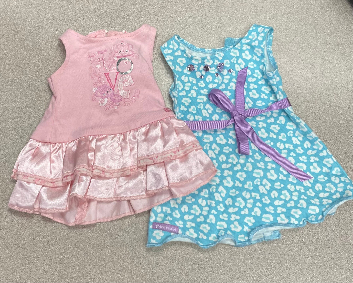 Pink  AG 2 Summer Dresses, 18 Inch