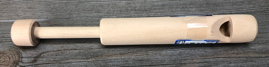 Natural  Wooden Whistle, 6.5 Inch