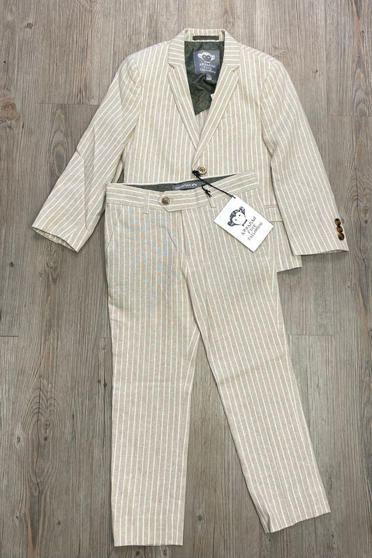 Sand  Appaman 2 Pcs Striped Sui, 6Y