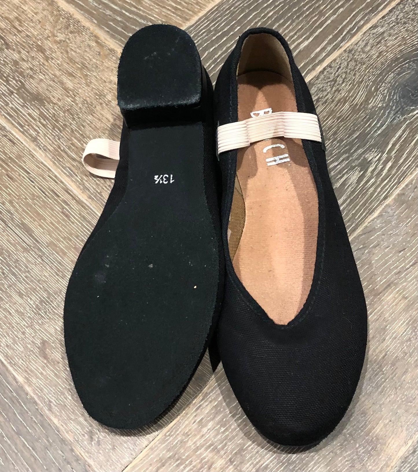 Black  Bloch Character  Shoes, 13.5Y