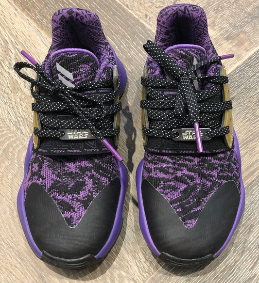 Purple  Adidas Star Wars Shoes, 12Y