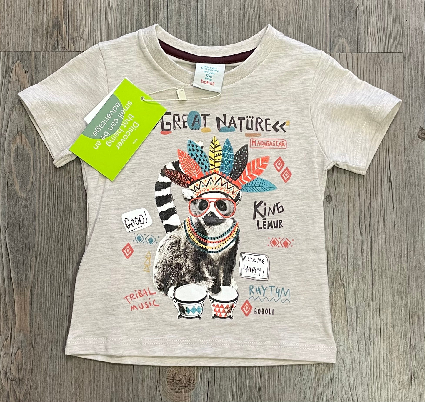 Multi  Boboli Tee, 12M