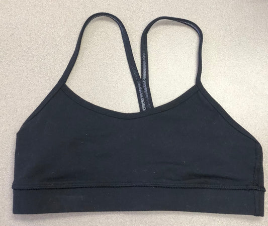 Black  Lululemon Sport Bra, 12-14Y
