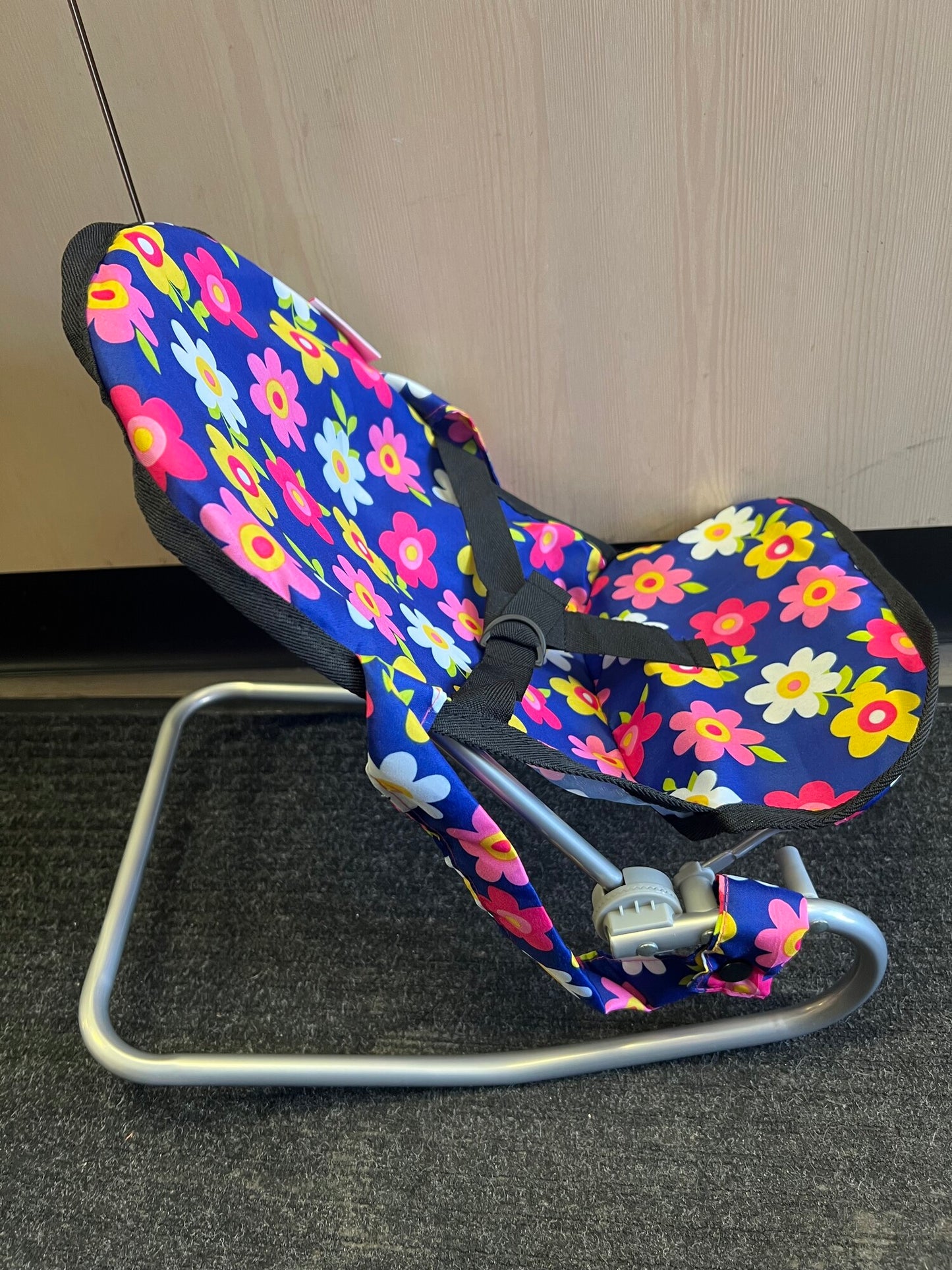 Floral  Fash N Kolor Doll Rocker, NEW