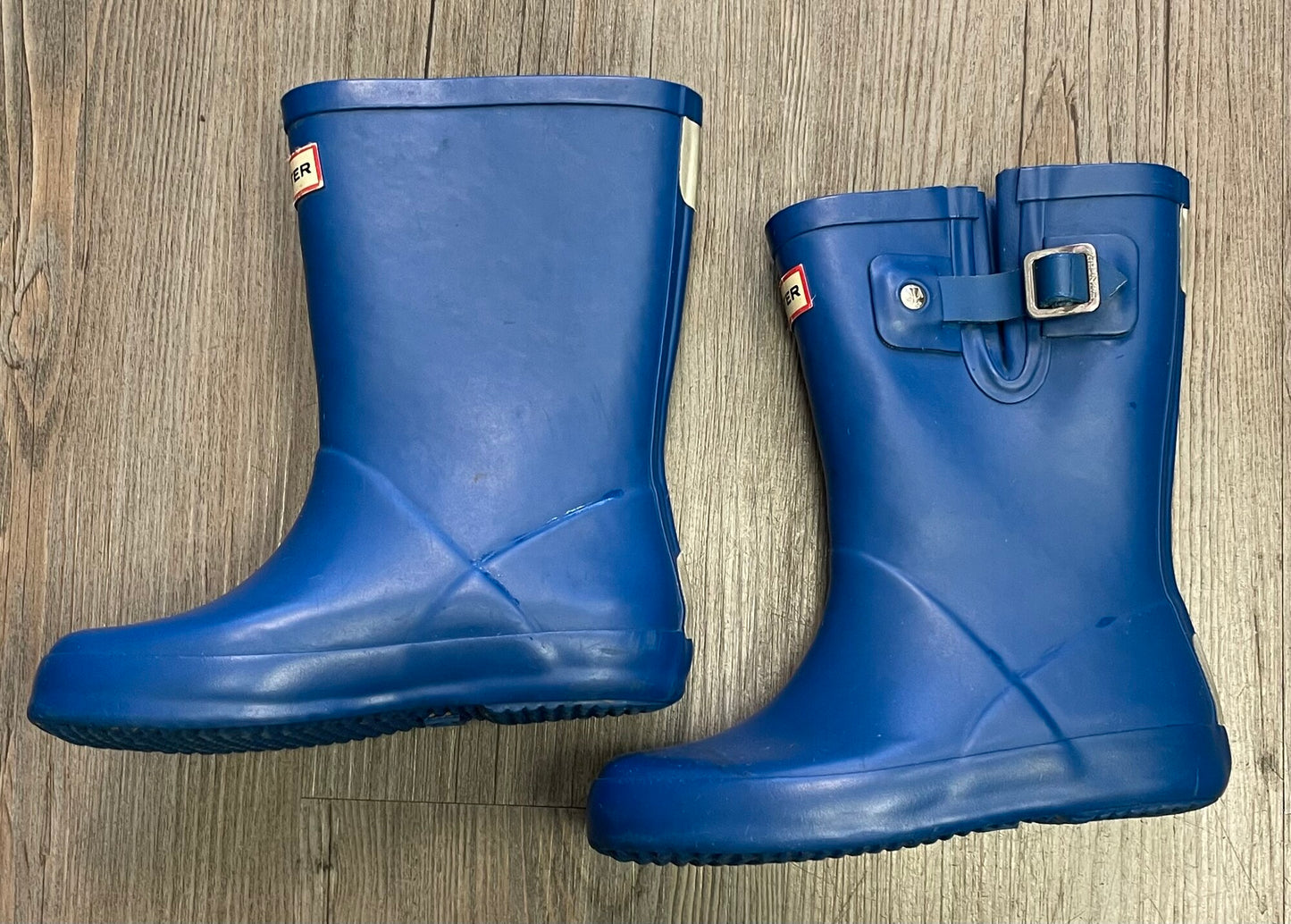 Blue  Hunter Rain Boots, 10T