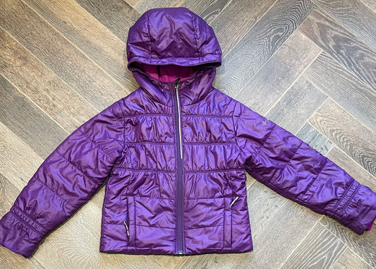 Purple  Columbia Omni Heat Jacket, 8Y